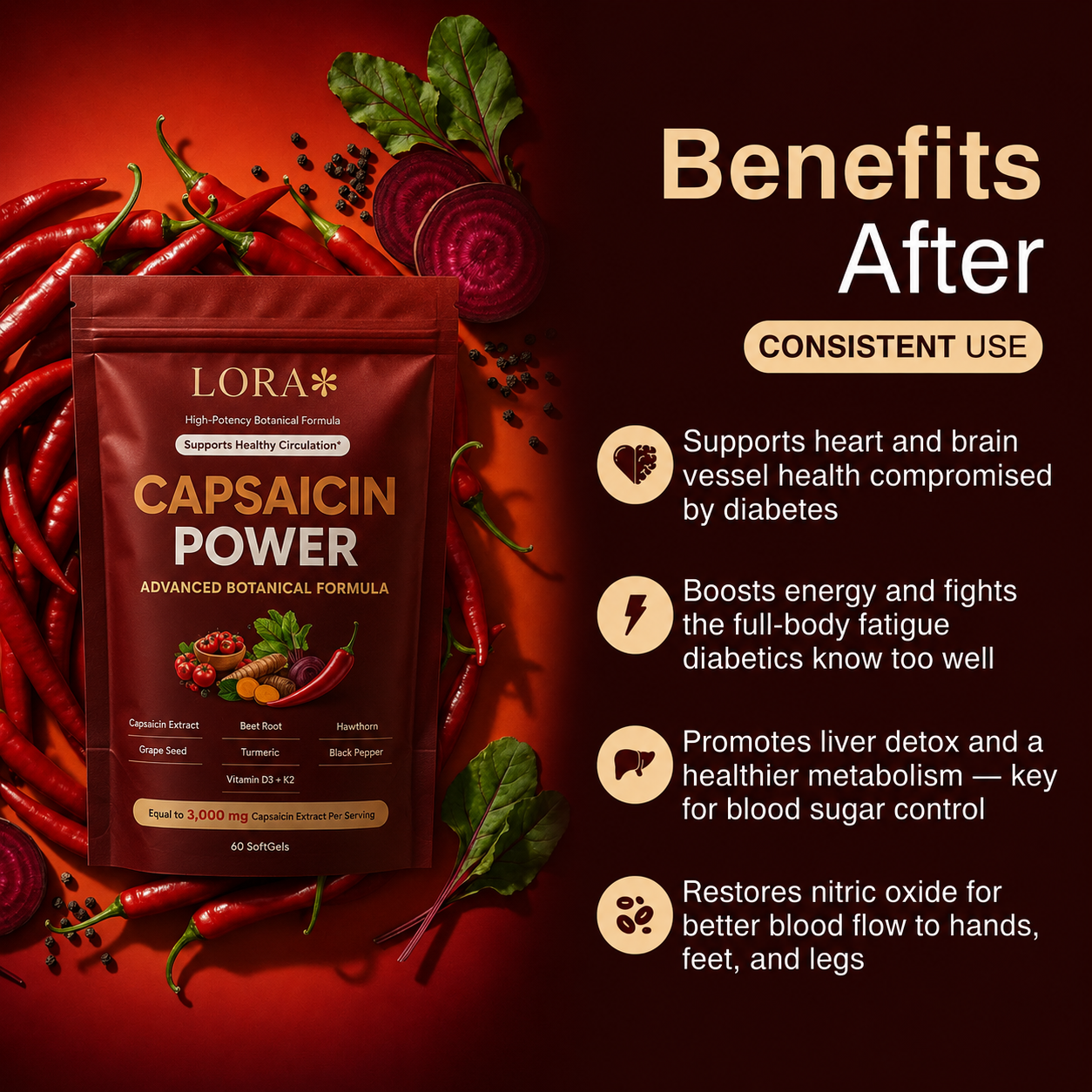 Lora® Capsaicin Power (Monthly)